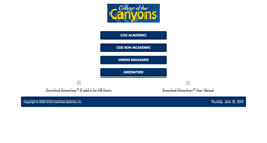 Desktop Screenshot of jobs.canyons.edu